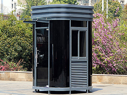 長沙鋼結構崗亭-鋼結構移動崗亭外觀設計案例